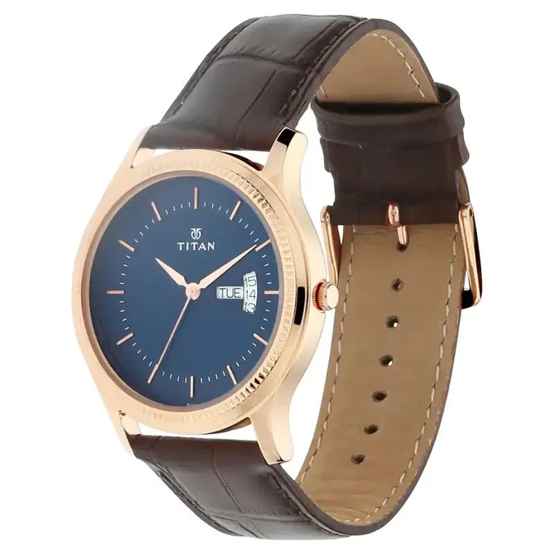 Titan Karishma Blue Dial Men's Watch | 1824WL01